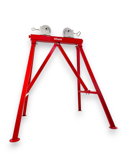 Zdjęcie 2 - Stojak rolkowy regulowana podstawa z rolkami stalowymi 36", wysokość 86cm