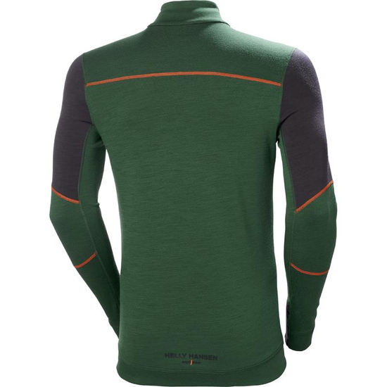 Zdjęcie 2 - Koszulka termoaktywna Helly Hansen 75107_469 HH LIFA Merino kolor zielony