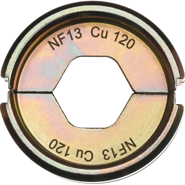 Zdjęcie 1 - Matryca zaciskowa do końcówek miedzianych NF13 Cu 120 do zaciskarki M18 HCCT109/42 Milwaukee 4932459459