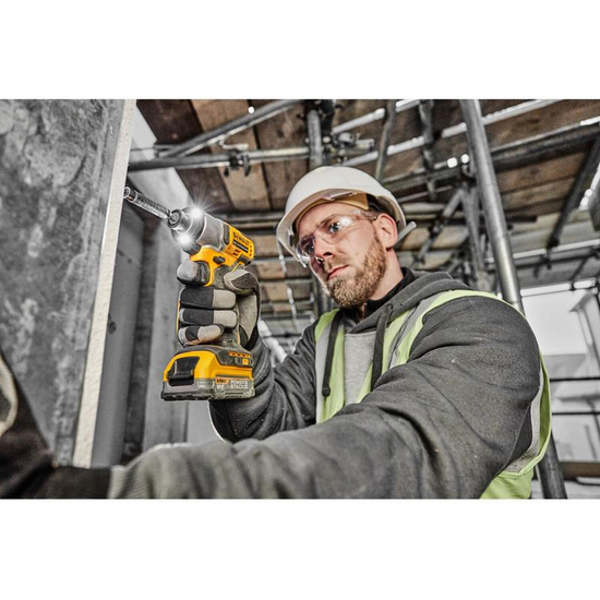 Zdjęcie 4 - Zakrętarka udarowa akumulatorowa DeWalt DCF840E1T ¼” 192Nm 18V XR Powerstack 1x1.7Ah