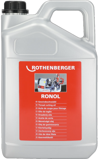 Zdjęcie 1 - RONOL mineralny olej do gwintowania 5 L 65010 ROTHENBERGER