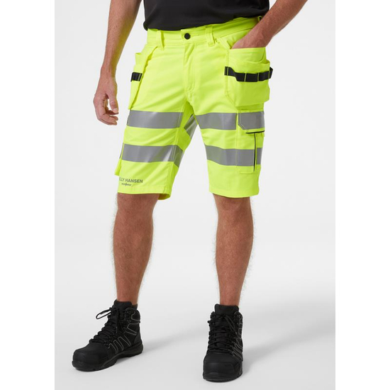 Zdjęcie 5 - Spodenki odblaskowe Helly Hansen 77425_369 Alna 2.0 kolor żółty