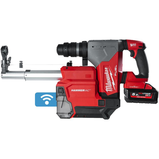 Zdjęcie 1 - Młotowiertarka akumulatorowa Milwaukee M18 ONEFHPXDEL-552C SDS-Plus 5J 18V 2x5.5Ah 4933478498
