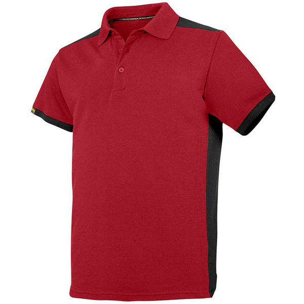 Zdjęcie 1 - 2715 Polo AllroundWork (kolor: chili-czarny) - Snickers Workwear