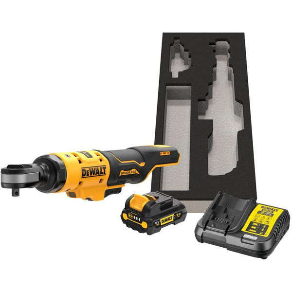 Zdjęcie 1 - Grzechotka akumulatorowa DeWalt DCF503L1G 3/8” 81Nm 12V XR 1x3Ah