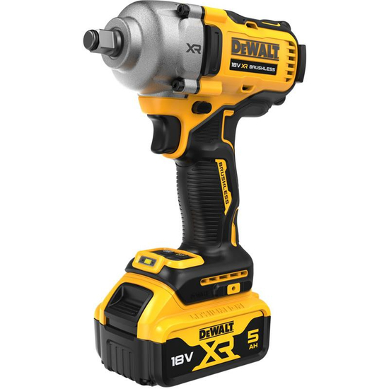 Zdjęcie 2 - Klucz udarowy akumulatorowy DeWalt DCF891P2T ½” 812Nm 18V XR 2x5Ah
