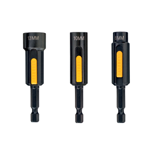 Zdjęcie 1 - Zestaw nasadek magnetycznych z elementem czyszczącym 8/10/13mm DeWalt DT7460