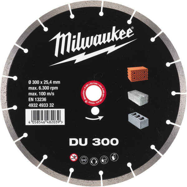 Zdjęcie 1 - Tarcza diamentowa DU 300 mm Milwaukee 4932493332