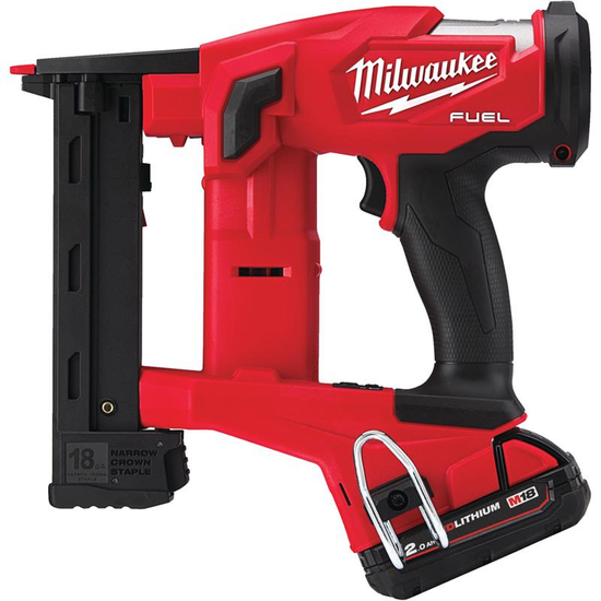 Zdjęcie 1 - Zszywacz z dwoma trybami pracy akumulatorowy Milwaukee M18 FNCS18GS-202X 18V 2x2Ah 4933471940