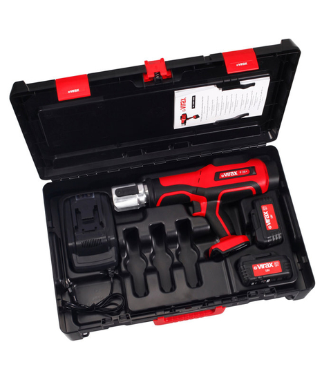 Zdjęcie 5 - Zaciskarka VIRAX P25+ 2 aku w skrzynce 18V / 3Ah Viper® P25+ + Laser i Hulajnoga