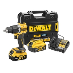 Wiertarko-wkrętarka akumulatorowa "100 lat" DeWalt DCD100YP2T 68Nm 18V XR 2x5.0Ah