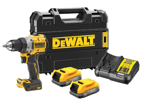 Zdjęcie 1 - Wiertarko-wkrętarka akumulatorowa DeWalt DCD800E2T 90Nm 18V XR Powerstack 2x1.7Ah