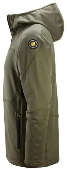 Zdjęcie 3 - 9420 Termiczna bluza polarowa z kapturem Body Mapping z długim suwakiem Snickers Workwear 