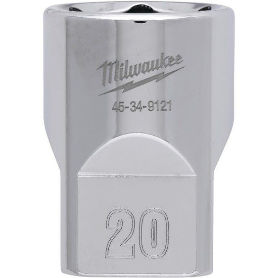 Zdjęcie 1 - Nasadka 1/2" 20mm standardowa (metryczna) Milwaukee 4932480018