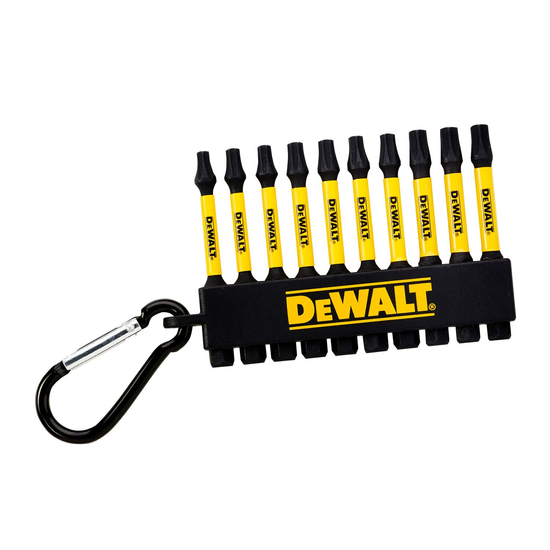 Zdjęcie 1 - DeWALT ZESTAW 10SZT KOŃCÓWEK BITY TX20 TX25 TX30 DT7275