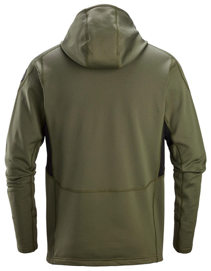 Zdjęcie 4 - 9420 Termiczna bluza polarowa z kapturem Body Mapping z długim suwakiem Snickers Workwear 