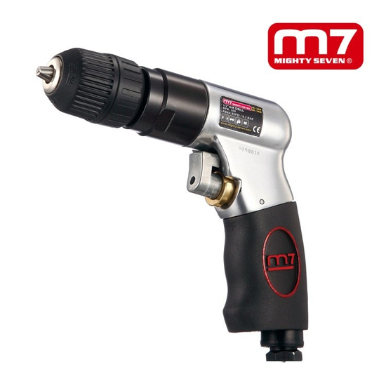 Zdjęcie 2 - Wiertarka pneumatyczna pistoletowa 2200 obr./min. Mighty Seven QE-332