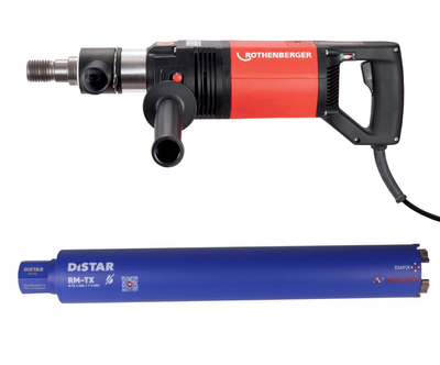 Wiertnica diamentowa Rothenberger Rodiadrill 1800 Dry 200mm 2500W + Korona 72