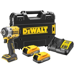 Klucz udarowy akumulatorowy DeWalt DCF921E2T ½” 406Nm 18V XR Powerstack 2x1.7Ah