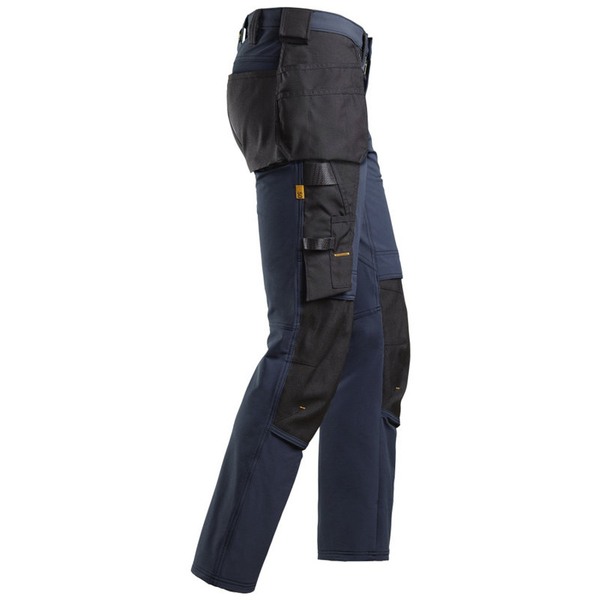 Zdjęcie 2 - 6271 Spodnie Full Stretch z workami kieszeniowymi Snickers Workwear granatowe