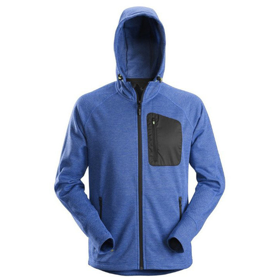 Zdjęcie 1 - 8041 Bluza polarowa z kapturem Flexi Work kolor niebieski Snickers Workwear
