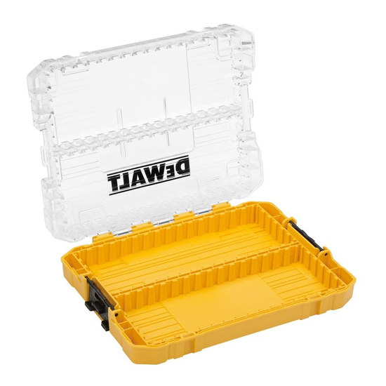 Zdjęcie 2 - Duży organizer ToughCase z dwoma pudełkami na bity DeWalt DT70803