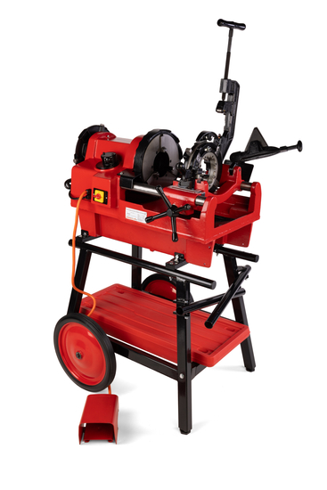 Zdjęcie 2 - Gwintownica / gwinciarka do rur 4 '' Gtools Gtronic 4 GT4100 + wózek do gwinciarki + podpórka