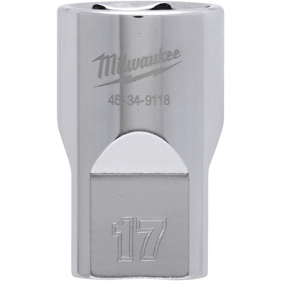 Zdjęcie 1 - Nasadka 1/2" 17mm standardowa (metryczna) Milwaukee 4932480015