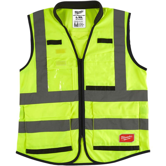 Zdjęcie 1 - Kamizelka o intensywnej widzialności PREMIUM żółta - L/XL 4932471896 Milwaukee