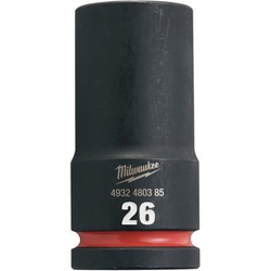 Nasadka udarowa długa  SHW 3/4" 26 mm, Hex Milwaukee 4932480385