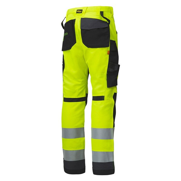 Zdjęcie 2 - 6331 Spodnie Odblaskowe AllroundWork+ (kolor żółty), EN 20471/2 Snickers Workwear