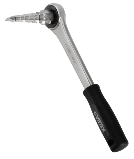 Zdjęcie 1 - Klucz : na 8 Ø w tym 3/8" - 1/2" - 3/4" - 1" + Grzechotka Ø 1/2" żeńska VIRAX 220435