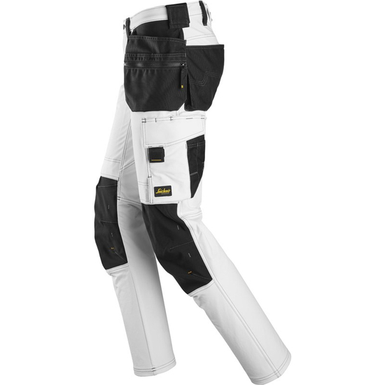Zdjęcie 3 - Spodnie Full Stretch AllroundWork z workami kieszeniowymi Snickers Workwear 62710904