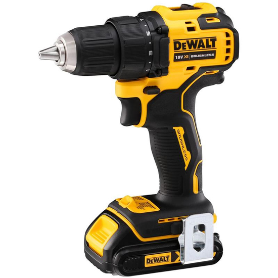 Zdjęcie 2 - Wiertarko-wkrętarka akumulatorowa DeWalt DCD708S2T 65Nm 18V XR 2x1.5Ah