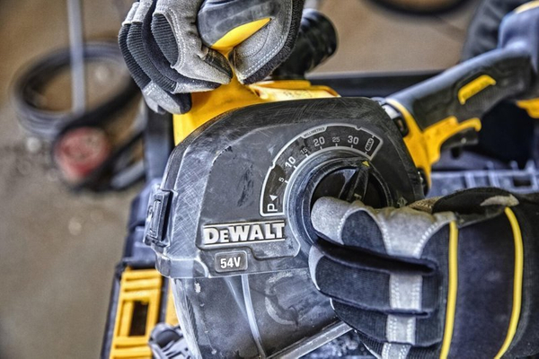 Zdjęcie 4 - Bruzdownica akumulatorowa DeWalt DCG200NT 125mm 54V XR Flexvolt