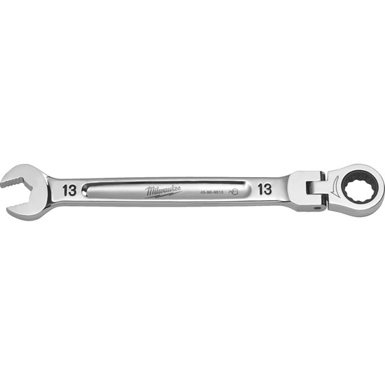 Zdjęcie 1 - Klucz płasko-oczkowy MAXBITE™ z ruchomą główką grzechotki 13 mm - 1 szt. Milwaukee 4932480186