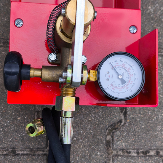 Zdjęcie 18 - G-PUMP Ręczna pompa testująca kontrolna do prób ciśnieniowych 60 bar + Zgrzewarka do rur 20-63