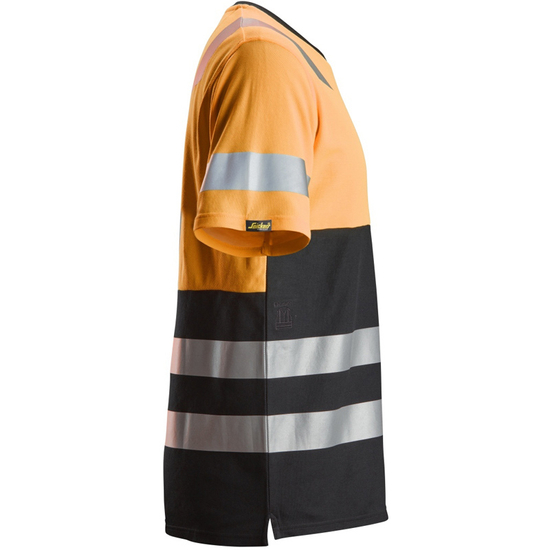 Zdjęcie 2 - 2534 T-shirt Odblaskowy AllroundWork, EN 20471/1 Snickers Workwear pomarańczowy