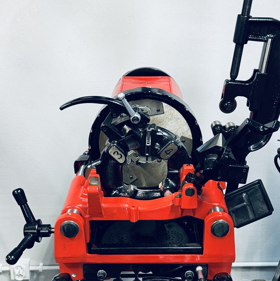 Zdjęcie 10 - SUPER PROMO Gwintownica / gwinciarka do rur 3 '' Gtools GTronic 3 na wózku  + Rowkarka COMBO 1-6"