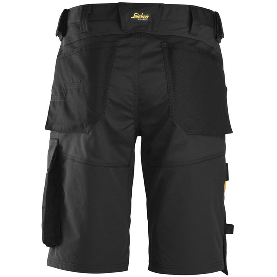 Zdjęcie 4 - 6153 Spodnie Krótkie Stretch luźne Snickers Workwear czarne