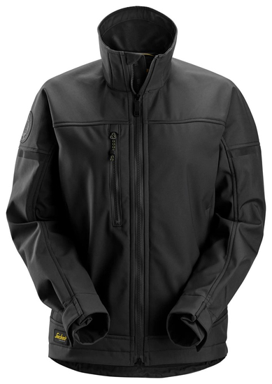 Zdjęcie 1 - 1276 Damska Kurtka softshell stretch AllroundWork Snickers Workwear kolor Black