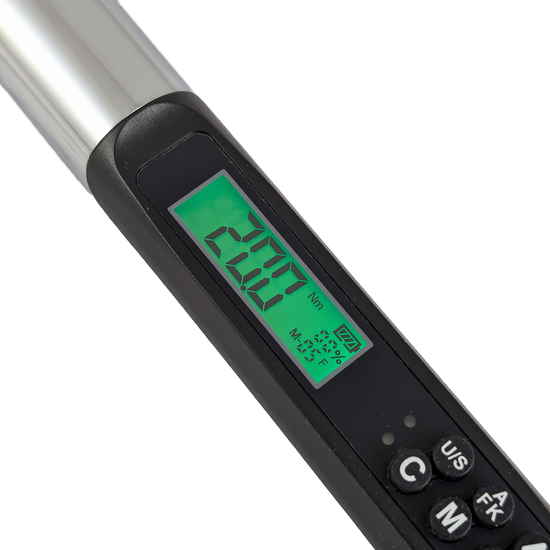 Zdjęcie 3 - Klucz dynamometryczny elektroniczny z pomiarem kąta 1/4" Mighty Seven GTA-201030 1,5-30 Nm ±2%
