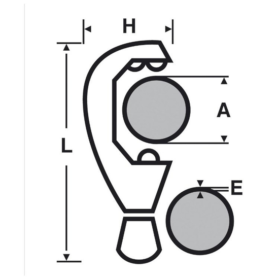 Zdjęcie 2 - Obcinak do rur z tworzyw sztucznych 50–110 mm VIRAX 210630