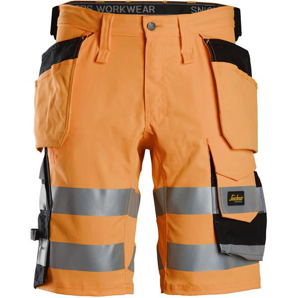 Zdjęcie 1 - Spodnie Krótkie Odblaskowe Stretch z workami kieszeniowymi, EN20471/1 Snickers Workwear 61355504