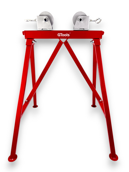 Zdjęcie 1 - Stojak rolkowy regulowana podstawa z rolkami stalowymi 36", wysokość 86cm
