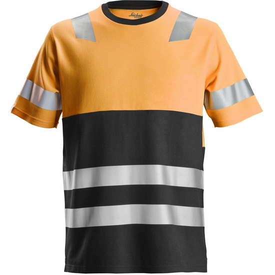 Zdjęcie 1 - 2534 T-shirt Odblaskowy AllroundWork, EN 20471/1 Snickers Workwear pomarańczowy