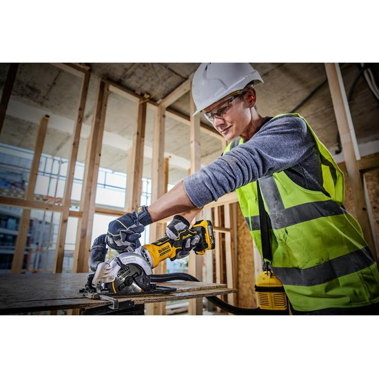 Zdjęcie 4 - Pilarka tarczowa akumulatorowa DeWalt DCS571E1T 115mm 18V XR Powerstack 1x1.7Ah