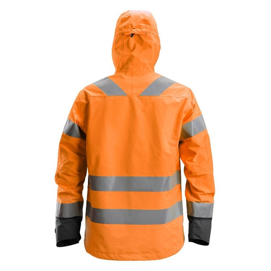Zdjęcie 2 - 1330 Kurtka Przeciwdeszczowa Odblaskowa Shell AllroundWork, EN 20471/3 (kolor pomarańczowy odblaskowy) Snickers Workwear